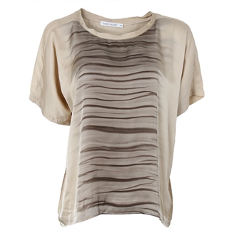 Rabens Saloner Maggi Tidal Blouse Grey combo